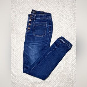 Judy Blue Patch Pocket Skinny Fit Jeans Womens size 11/30